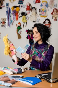 Andreea în preajma primei aniversări a Violetei