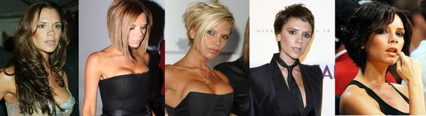 Coafuri celebre, marca Victoria Beckham 