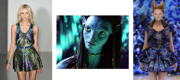 Vedetele poartă haine inspirate de "Avatar"
