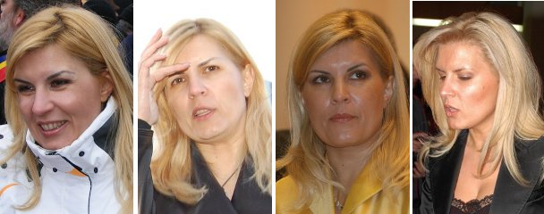 Elena Udrea îşi îngrijeşte tenul cu aur şi argint