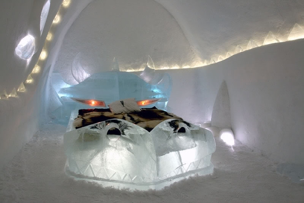 3 hoteluri de gheaţă spectaculoase