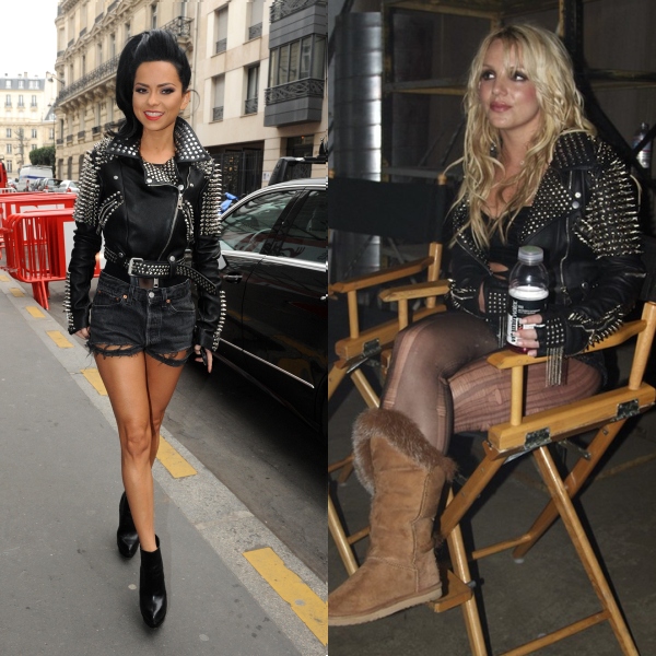Inna şi Britney Spears, cu geci identice. Cui îi stă mai bine?