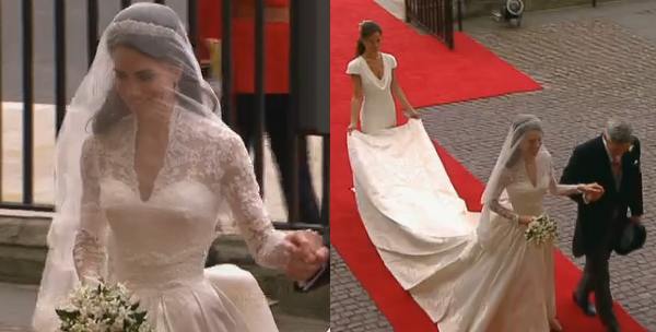 Iată rochia de mireasă a lui Kate Middleton