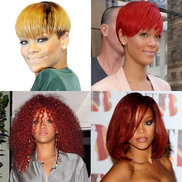 Rihanna, 8 schimbări radicale de look. Cum îi stă mai bine?