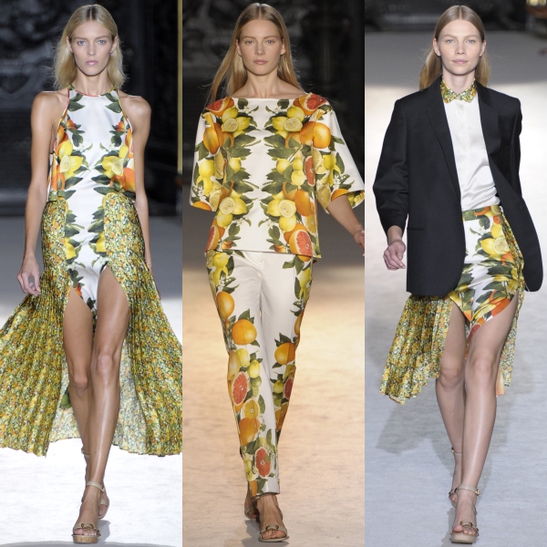 Imprimeul cu fructe, propunerea Stella McCartney pentru vara 2011