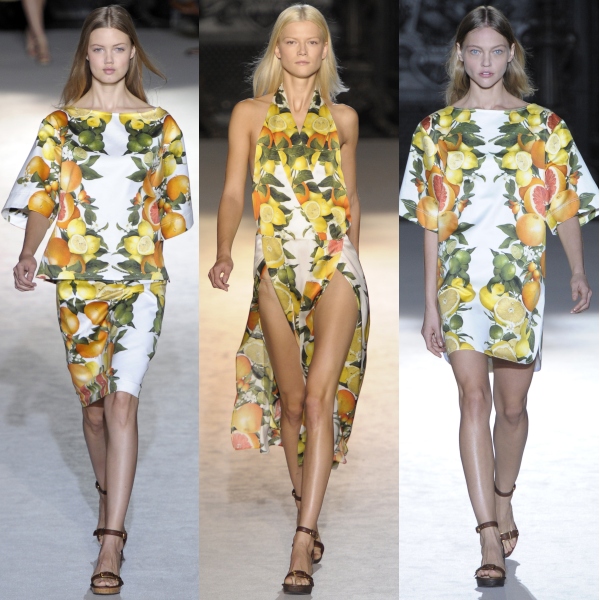 Imprimeul cu fructe, propunerea Stella McCartney pentru vara 2011
