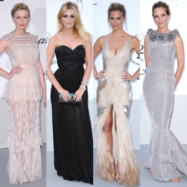 Cannes, gala amfAR: cele mai frumoase rochii ale divelor