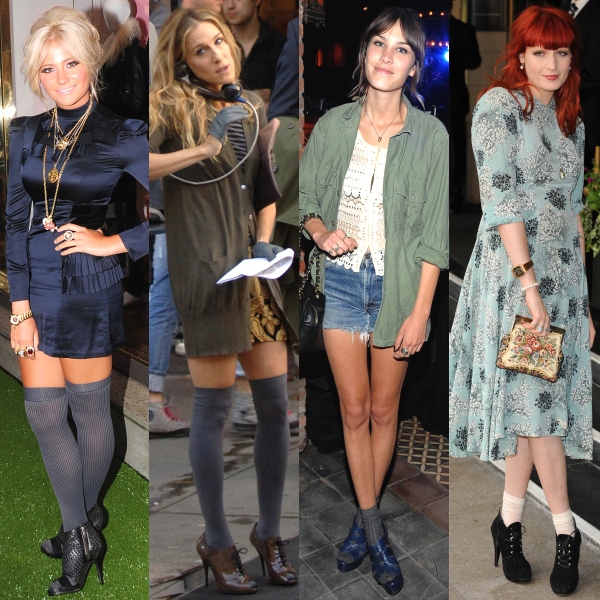 Şosetele, un accesoriu chic pentru femeile îndrăzneţe
