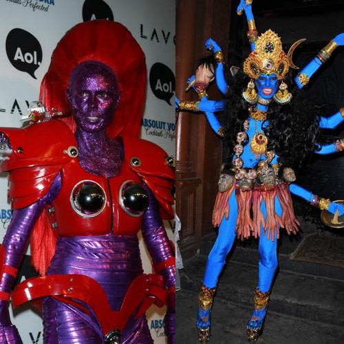 Cum se costumează vedetele de Halloween
