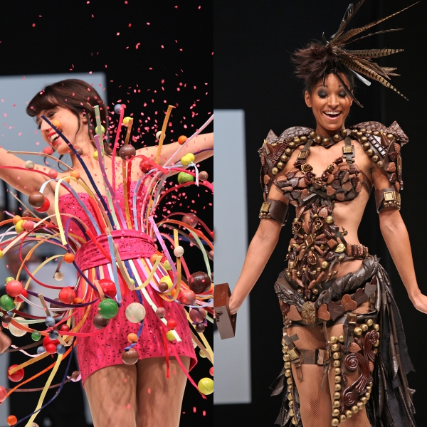Ţinute spectaculoase la Salonul de Ciocolată din Paris 2011