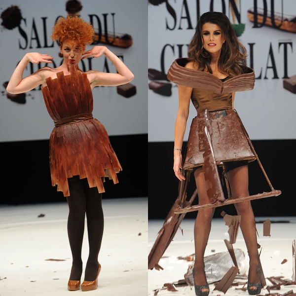 Ţinute spectaculoase la Salonul de Ciocolată din Paris 2011