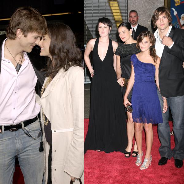 Relaţia dintre Demi Moore şi Ashton Kutcher, în imagini
