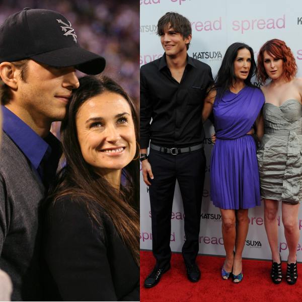 Relaţia dintre Demi Moore şi Ashton Kutcher, în imagini