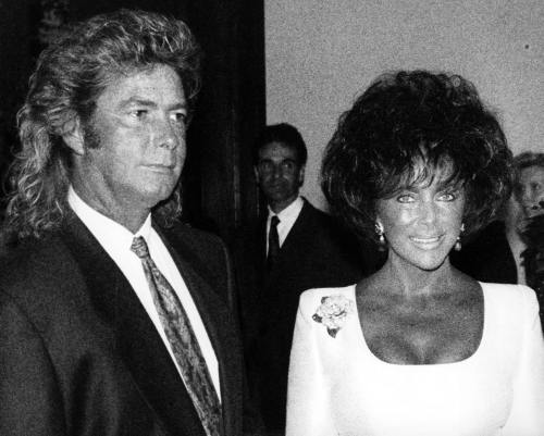 Elizabeth Taylor si ultimul sot, Larry Fortensky 