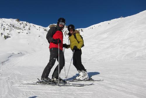 Andi Moisescu si Olivia Steer in vacanta in Austria