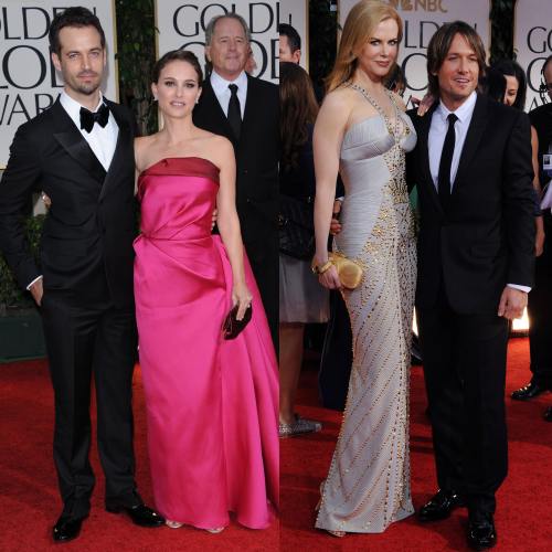 Nicole Kidma, Keith Urban, Natalie Portman la Globurile de Aur 2012
