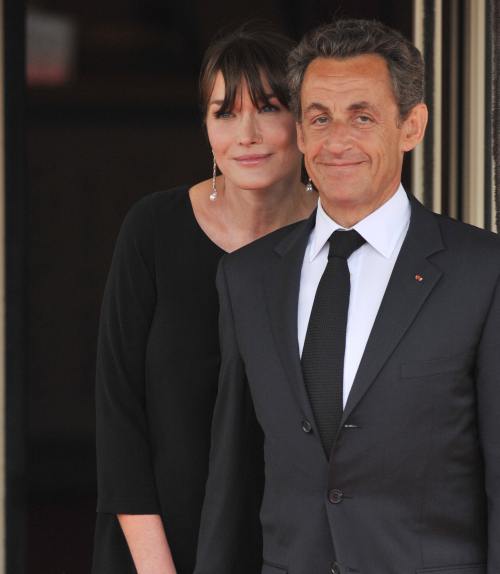 Nicolas Sarkozy şi Carla Bruni