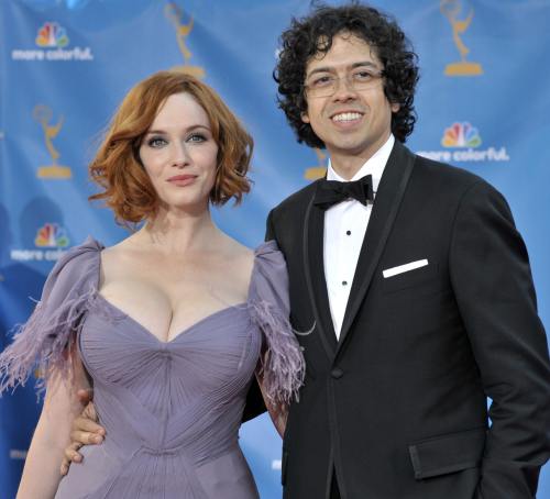 Christina Hendricks şi Geoffrey Arend 