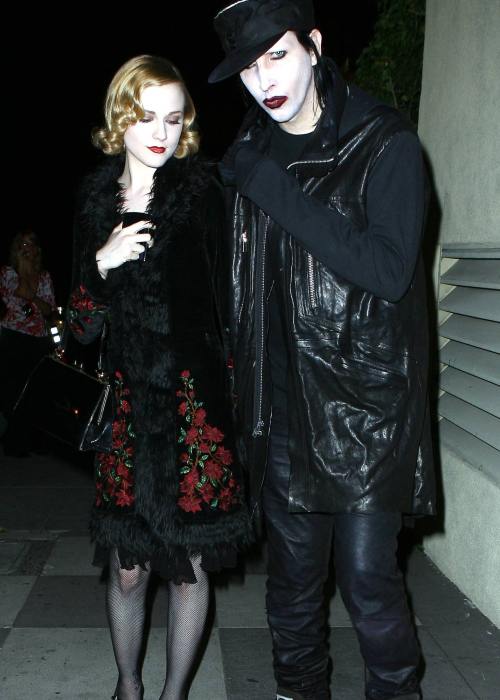 Evan Rachel Wood şi Marilyn Manson