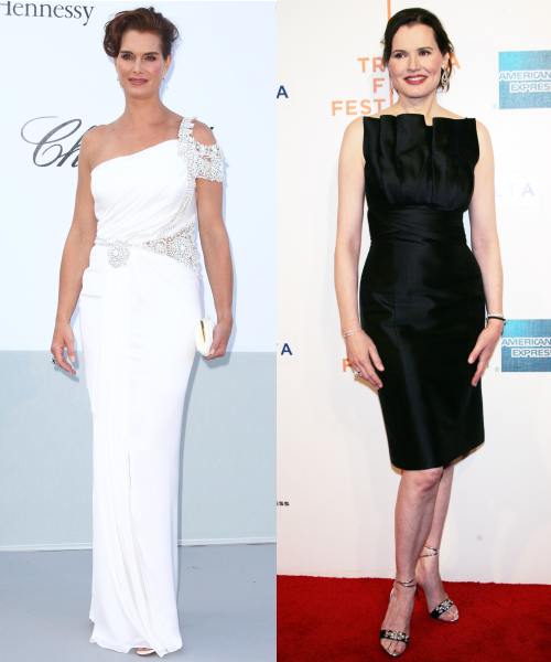 Brooke Shields, Geena Davis 
