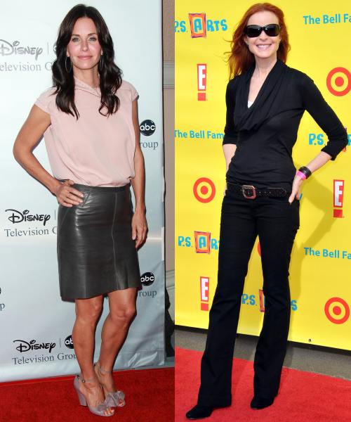 Courtney Cox, Marcia Cross 
