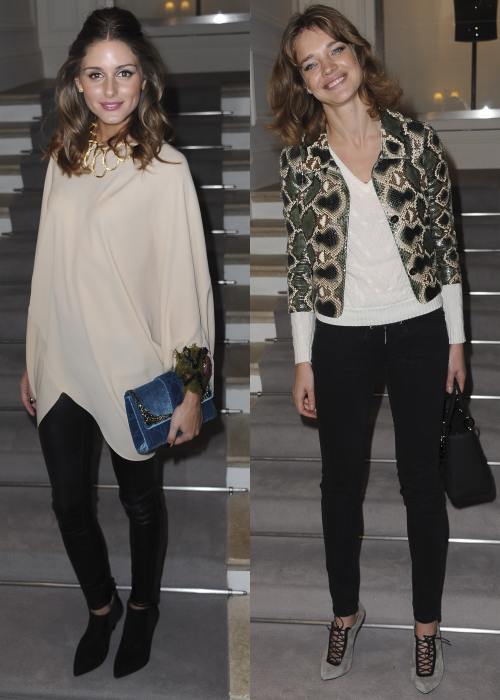 Olivia Palermo, Natalia Vodianova la Saptamana Haute Couture