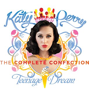 Katy Perry, regina dulciurilor pe coperta noului album
