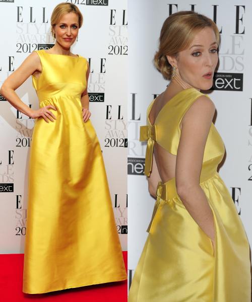 Gillian Anderson la Elle Style Awards