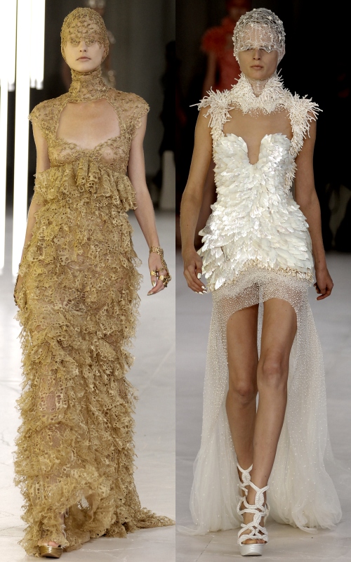 Alexander McQueen primăvară/vară 2012: o colecţie răvăşitoare!