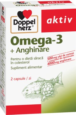(P)Doppelherz® aktiv OMEGA 3 + ANGHINARE