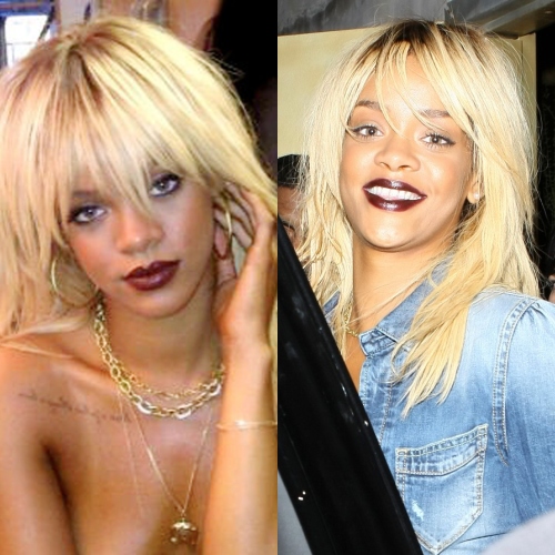 Look excentric: Rihanna s-a vopsit blond platinat!
