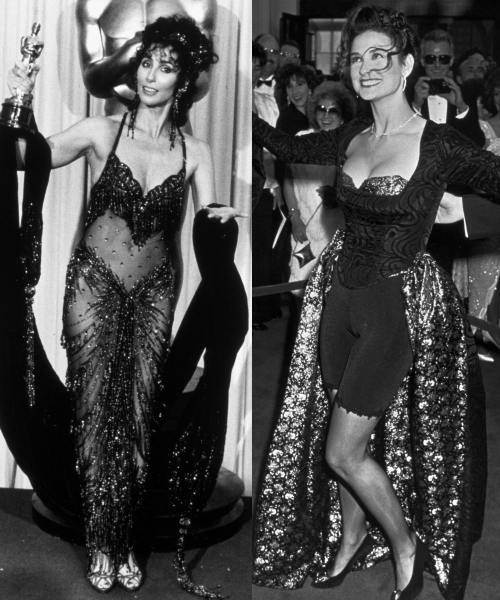 Cher, Demi Moore la Oscar