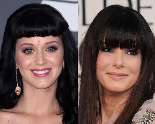 Katy Perry, Sandra Bullock cu breton