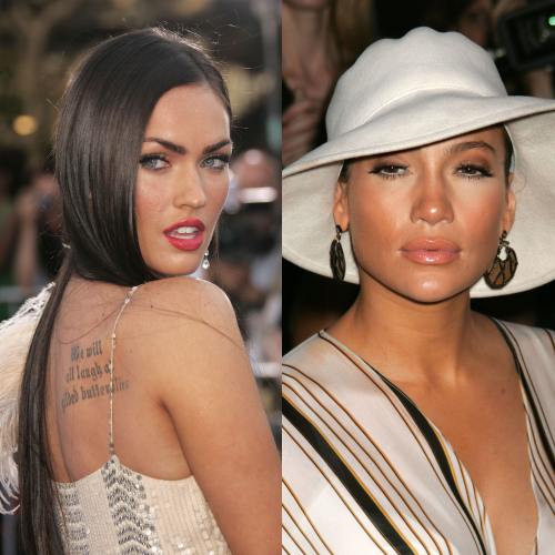 Megan Fox și Jennifer Lopez 
