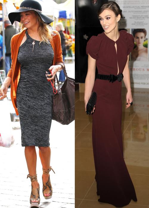 LeAnn Rimes, Keira Knightley sunt prea slabe