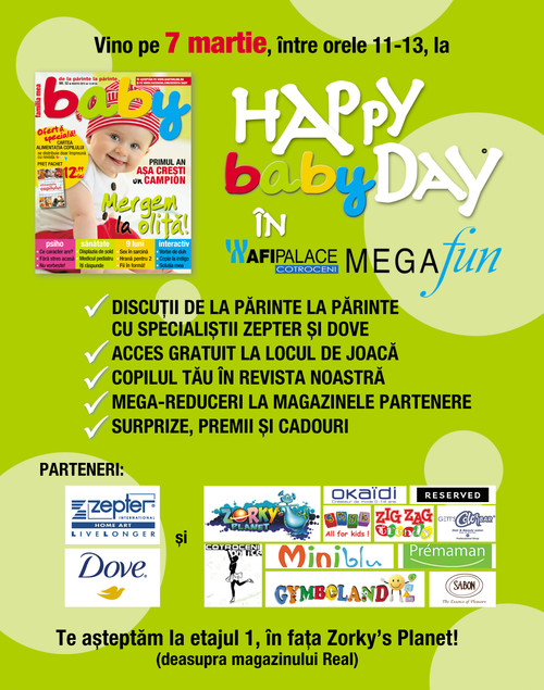 Hai să petrecem o HAPPY baby DAY!