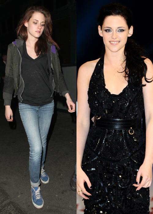 Kristen Stewart look natural si tinuta de gala