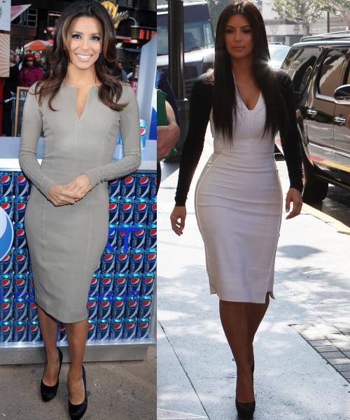 Eva Longoria si Kim kardashian 