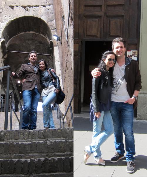 Olivia Steer si Andi moisescu in vacanta la Roma