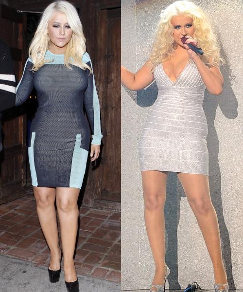 Christina Aguilera a slabit