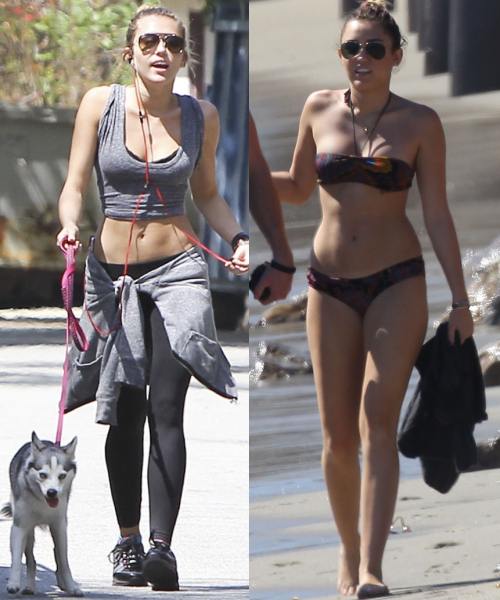 Miley Cyrus a slabit