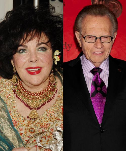 Liz Taylor şi Larry King – cele mai multe divorţuri 