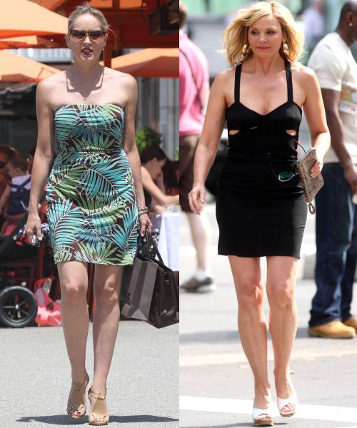 Sharon Stone şi Kim Cattrall