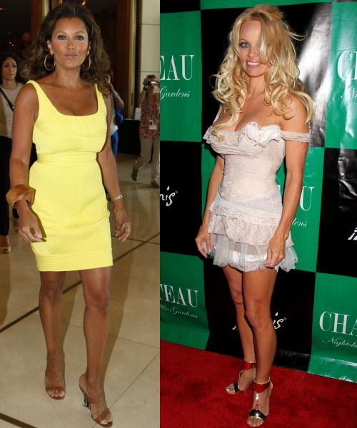 Vanessa Williams şi Pamela Anderson 
