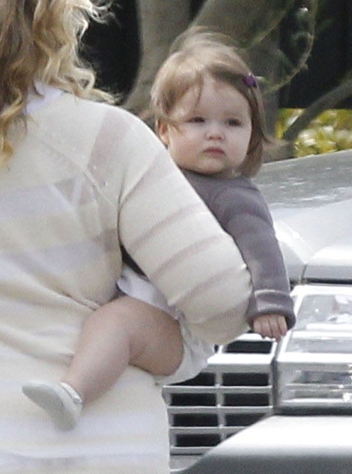 Foto: Uite cât de adorabilă este Harper Seven, fetiţa cuplului Beckham!