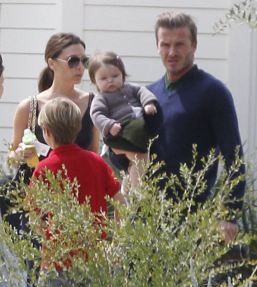Foto: Uite cât de adorabilă este Harper Seven, fetiţa cuplului Beckham!