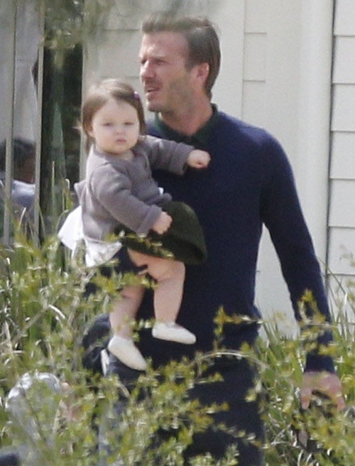 Foto: Uite cât de adorabilă este Harper Seven, fetiţa cuplului Beckham!