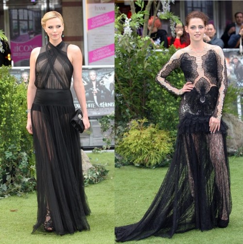 Foto: Kristen Stewart, ca o sorcovă la premiera Snow White and the Huntsman