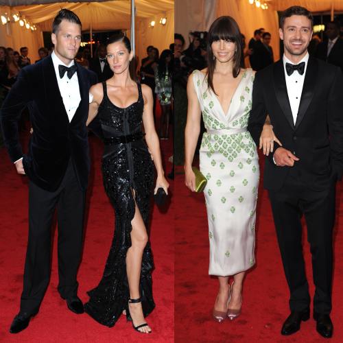 Jessica Biel, Justin TImberlake, Gisele Bundchen