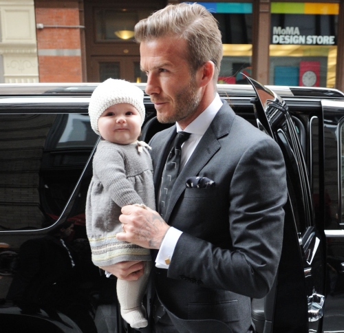 Foto: Harper Seven Beckham, cel mai frumos bebeluş de la Hollywood